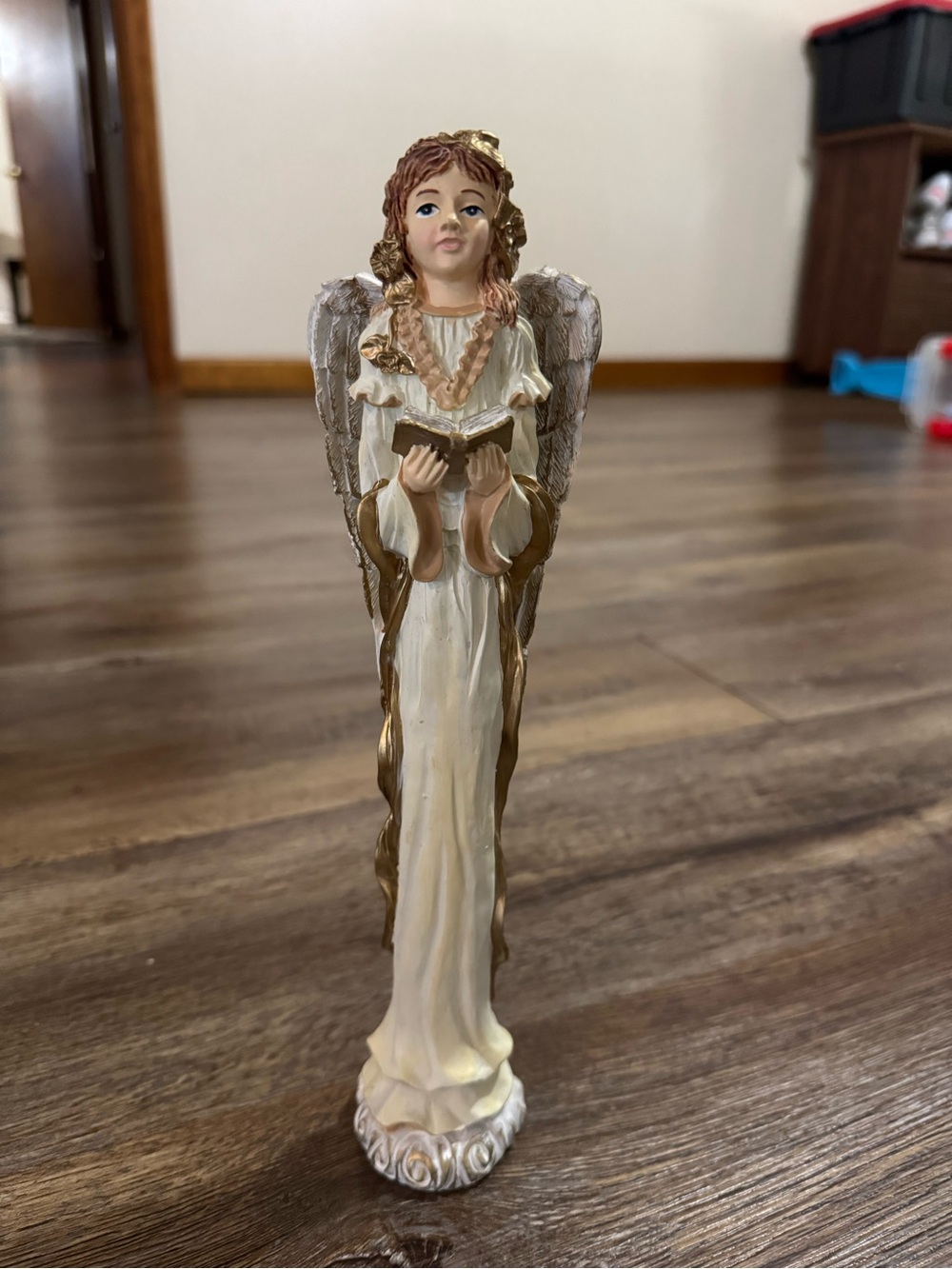 Angel Figurine Home DΓ©cor - Cream and Gold